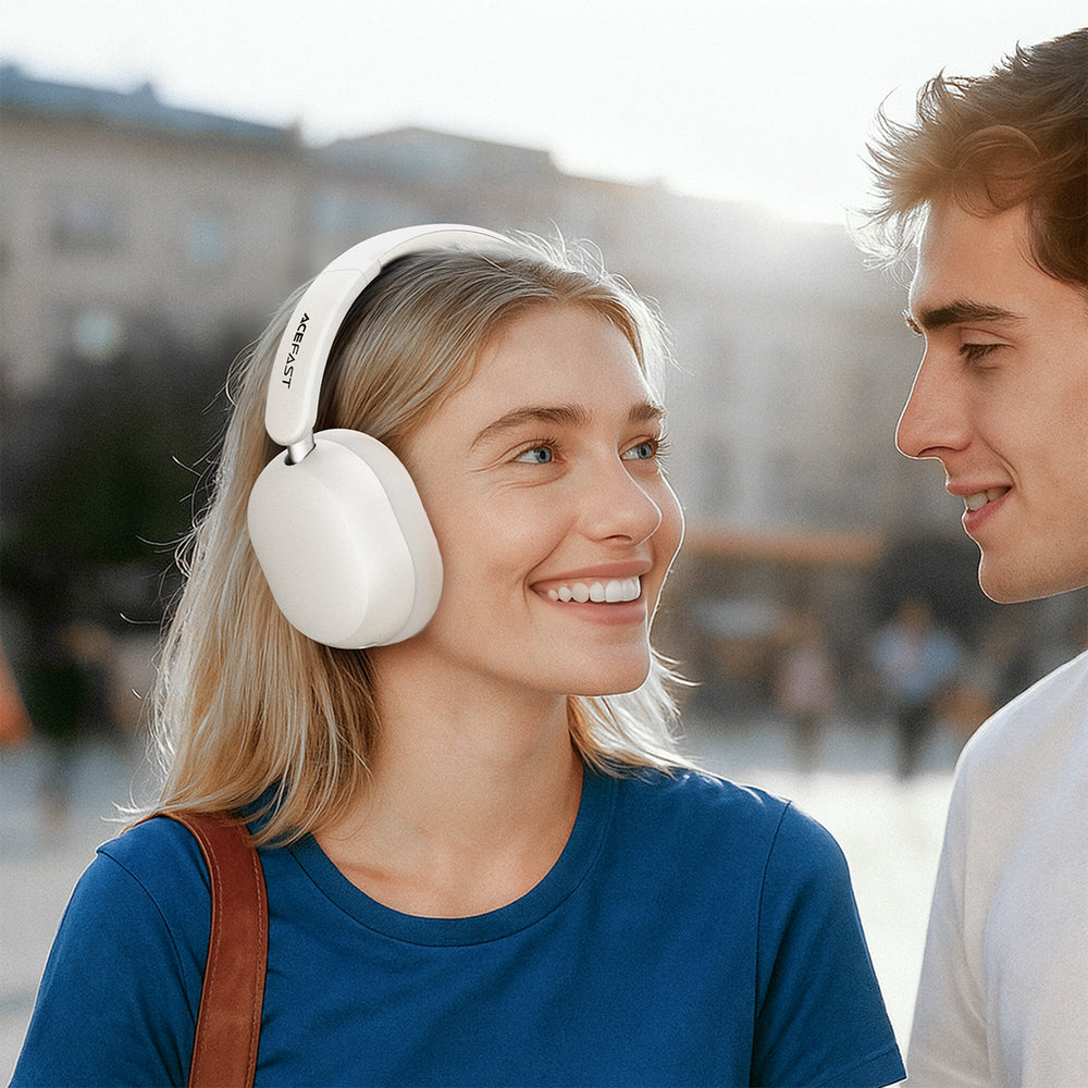 Handsfree Bluetooth Acefast H12, White _4