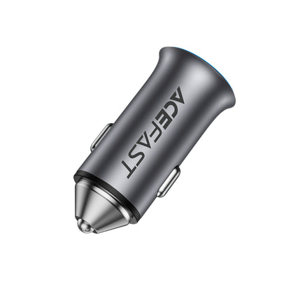 Acefast B16 95W USB-A + USB-C Car Charger - Gray_3