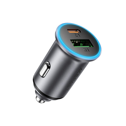 Car Charger Acefast B15, 65W, 3.25A, 1 X USB-A - 1 x USB-C, Grey_0