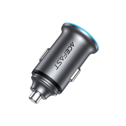 Car Charger Acefast B15, 65W, 3.25A, 1 X USB-A - 1 x USB-C, Grey_3