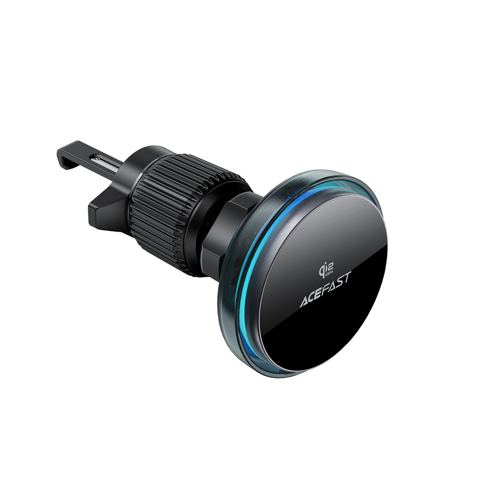 Acefast D61 Magnetic Car Air Vent Holder with Qi2 25W Wireless Charging - Gray_1