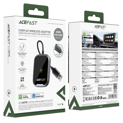 Acefast QC1 Wireless Car Adapter - Gray_3