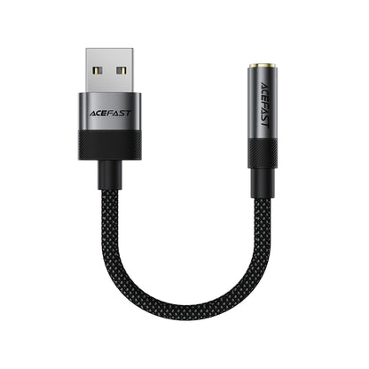 Audio Adapter Acefast J13, USB-A - 3.5mm, Black _1