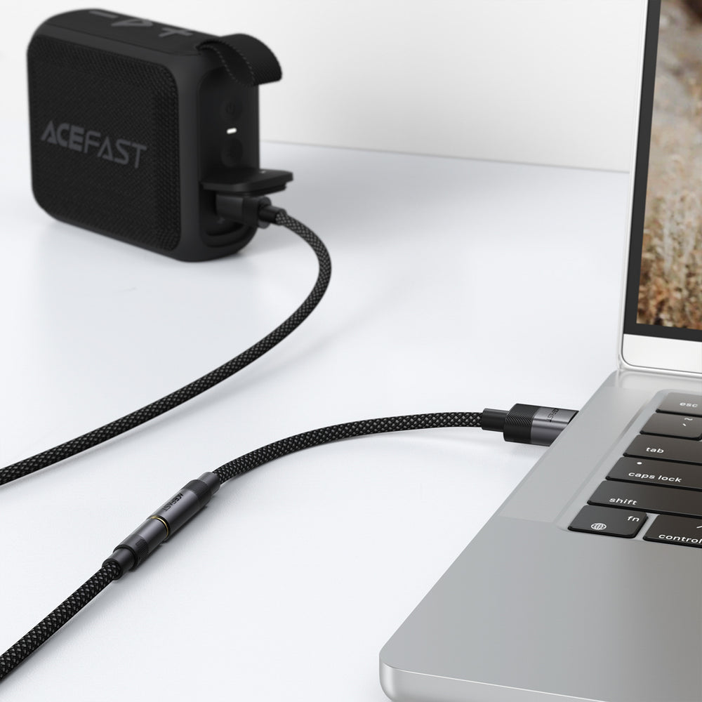 Audio Adapter Acefast J13, USB-A - 3.5mm, Black _5