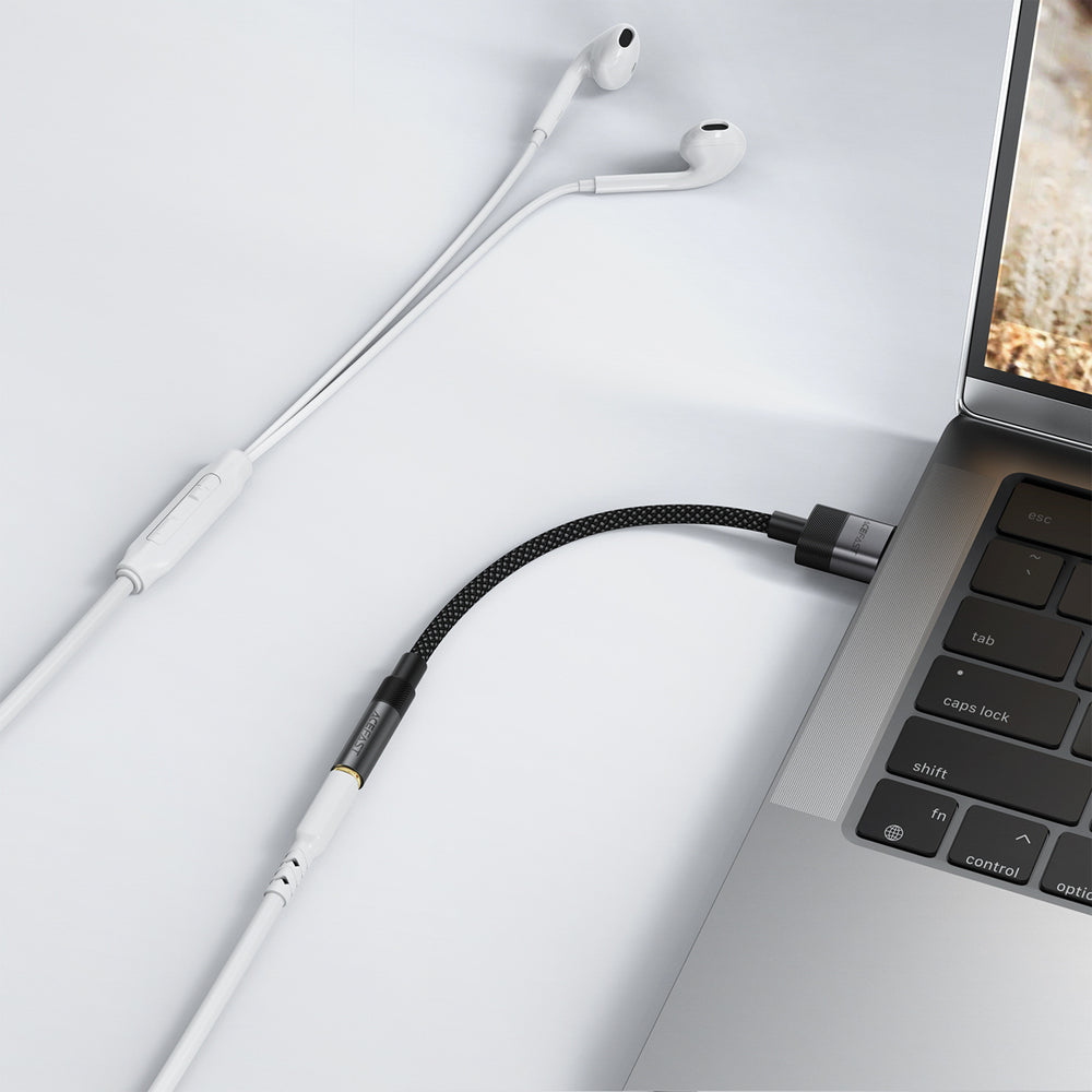 Audio Adapter Acefast J13, USB-A - 3.5mm, Black _6