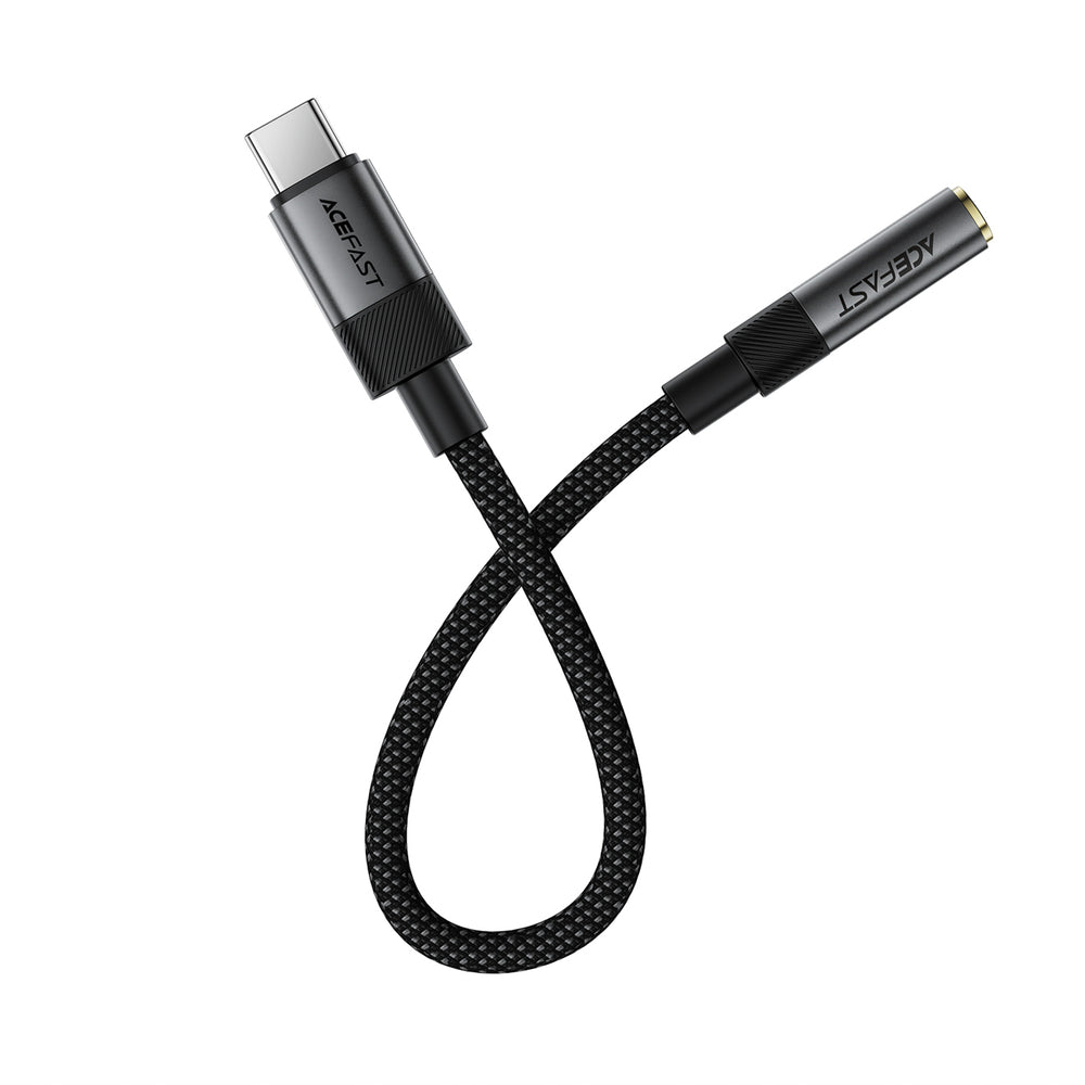 USB-C to 3.5mm Audio Adapter Acefast J12, Black_2