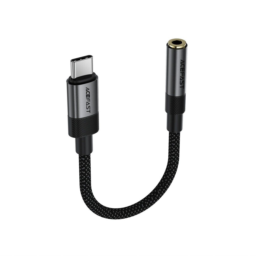 USB-C to 3.5mm Audio Adapter Acefast J12, Black_3