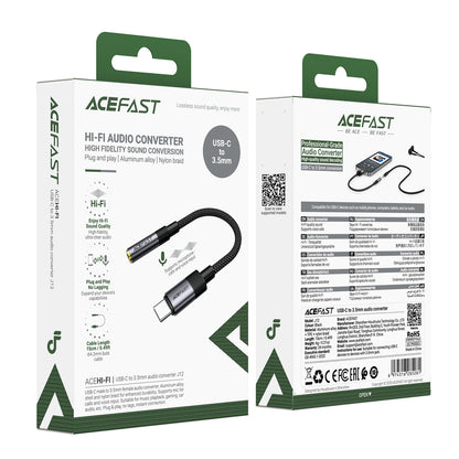 USB-C to 3.5mm Audio Adapter Acefast J12, Black_4