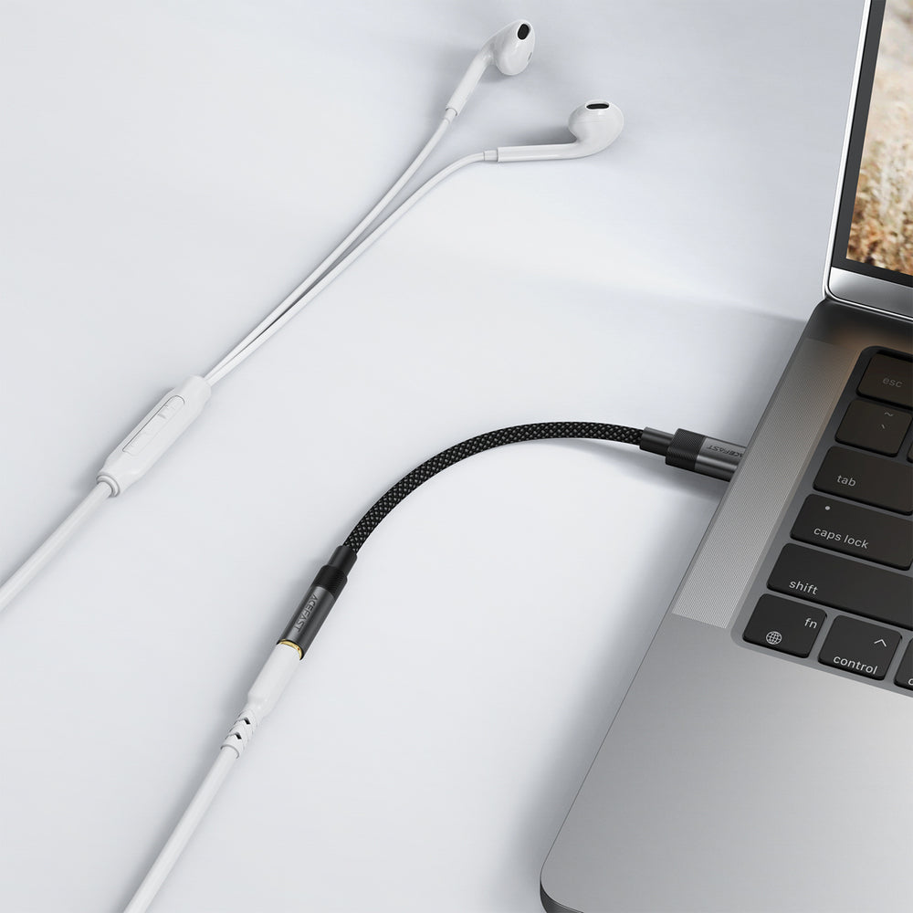 USB-C to 3.5mm Audio Adapter Acefast J12, Black_5