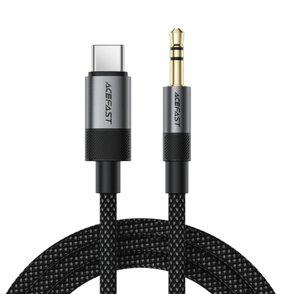 USB-C to 3.5mm Audio Cable Acefast J11, 1m, Black_0