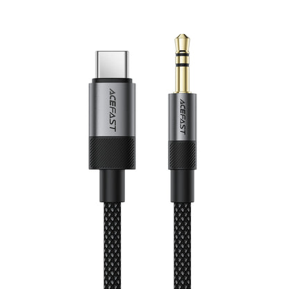 USB-C to 3.5mm Audio Cable Acefast J11, 1m, Black_2