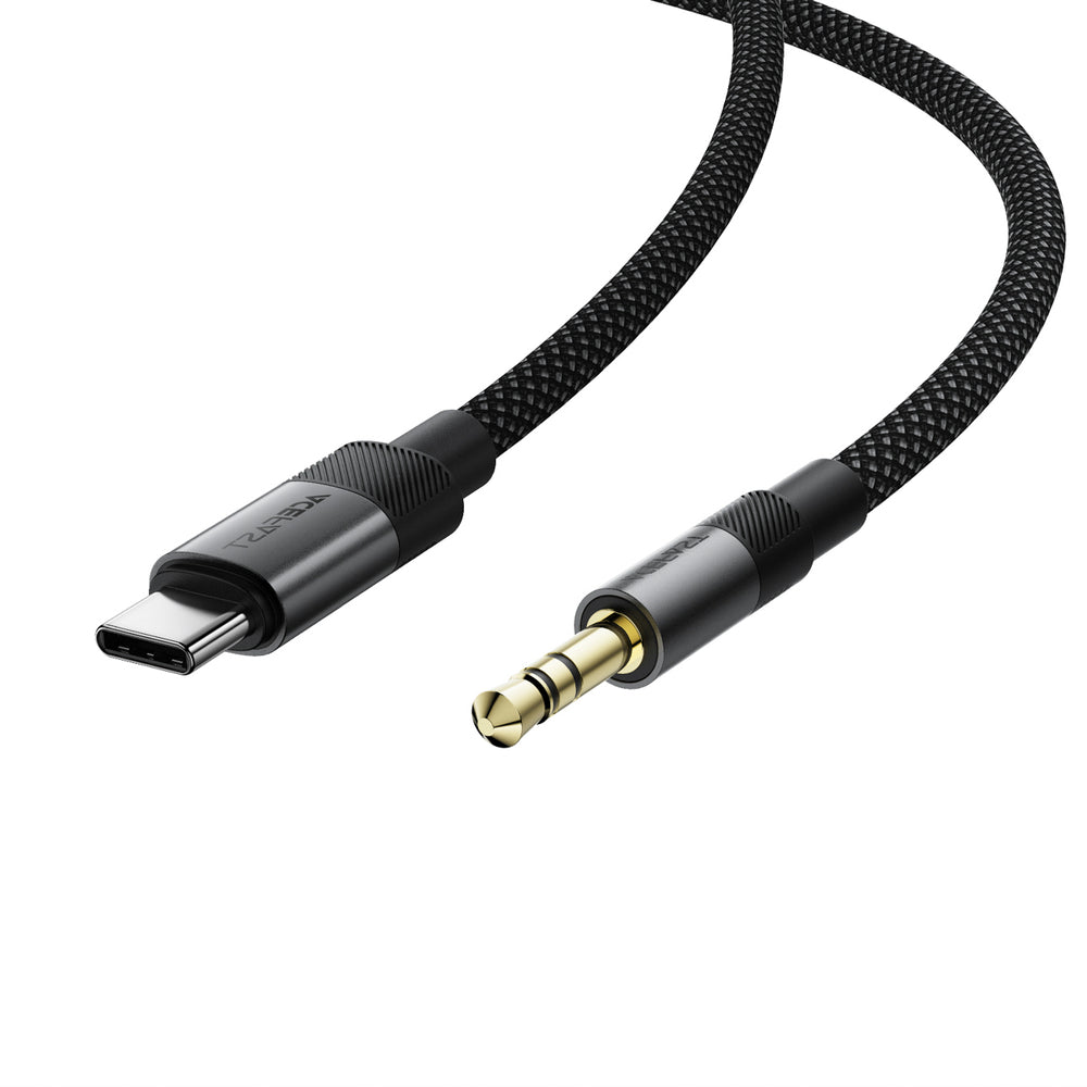 USB-C to 3.5mm Audio Cable Acefast J11, 1m, Black_3