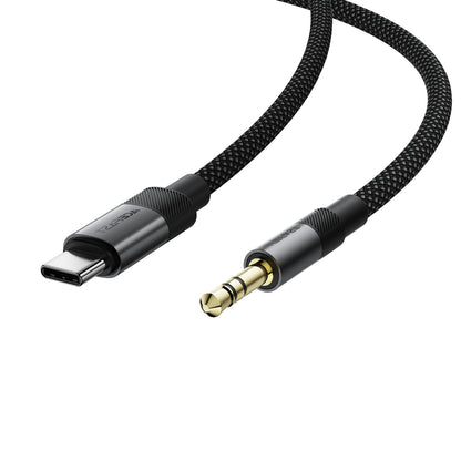 USB-C to 3.5mm Audio Cable Acefast J11, 1m, Black_3