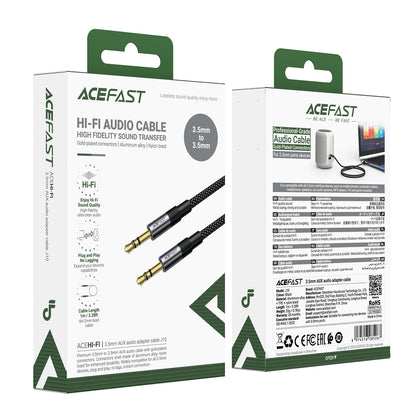 Acefast J10 AUX cable mini jack 3.5mm 1m - black_4