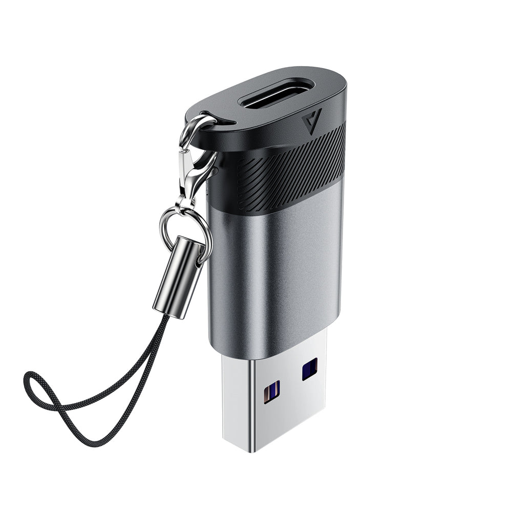 USB-C to USB-A Adapter Acefast J8, Grey_0