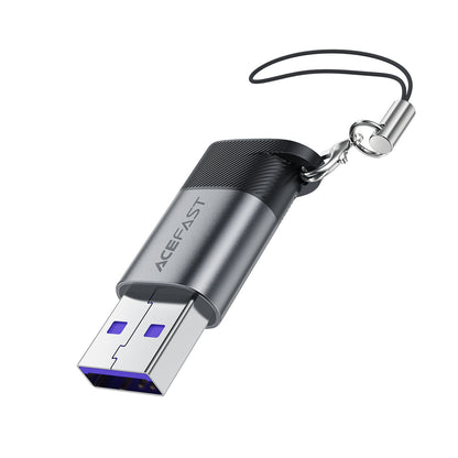 USB-C to USB-A Adapter Acefast J8, Grey_1