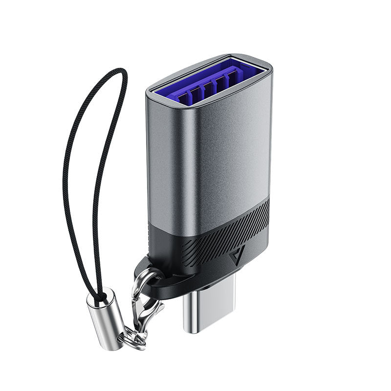 USB-C to USB-A OTG Adapter Acefast J7, Grey_0