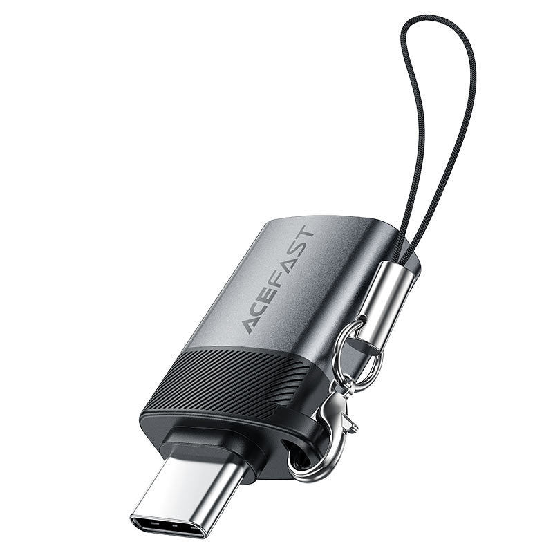 USB-C to USB-A OTG Adapter Acefast J7, Grey_1
