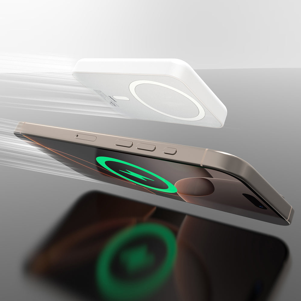 Dudao K26 Power Bank 10000mAh 20W USB-A / USB-C / MagSafe - White_2