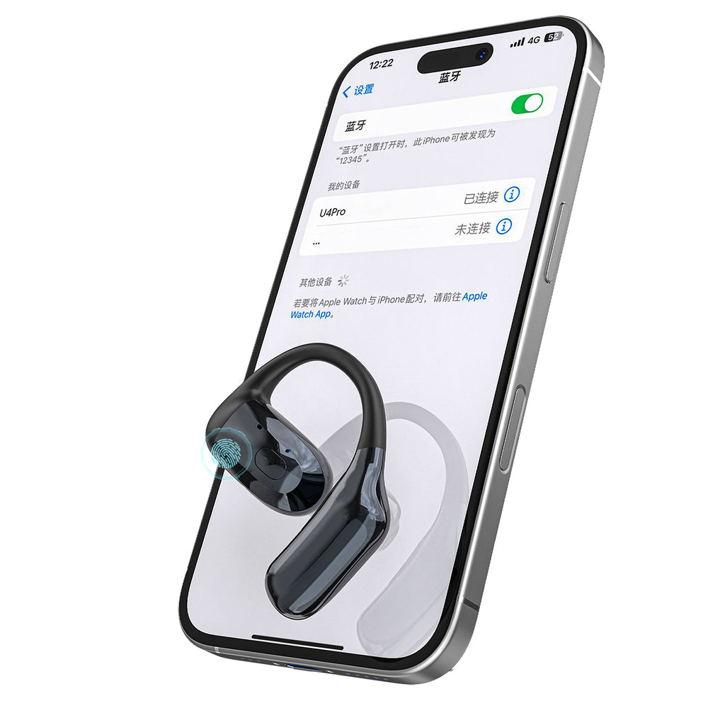 Dudao U4Pro Bluetooth Over-Ear Headphone, Universal for Both Ears - Black_3