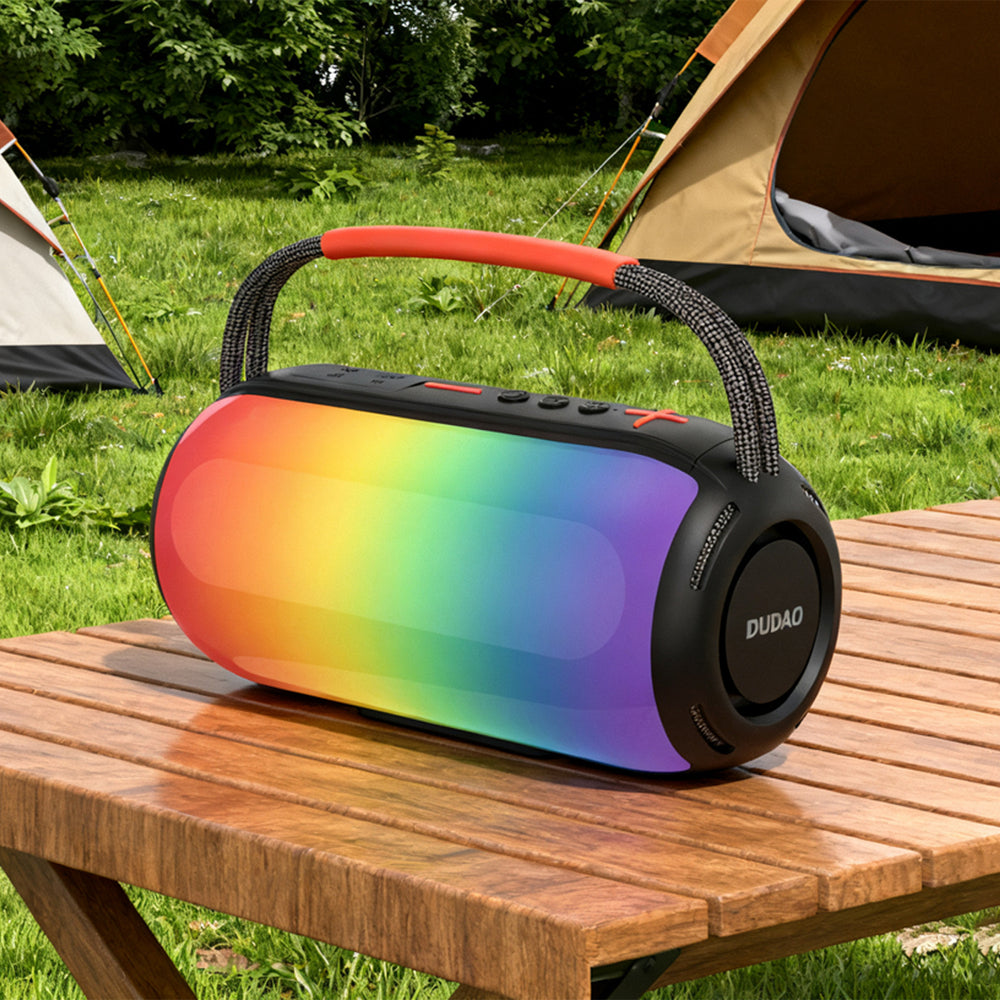 Dudao Y21 Wireless Speaker with RGB Backlight Bluetooth 5.3 - Black_8