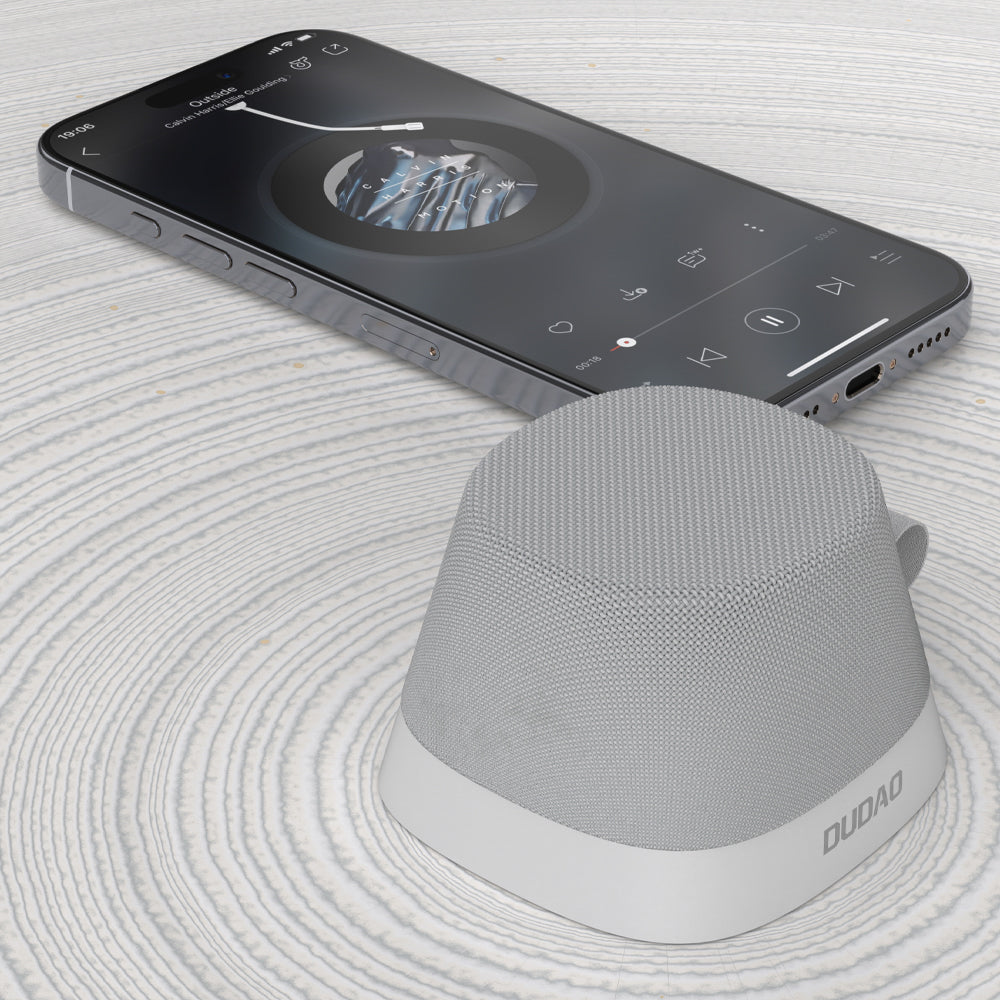 Dudao Y20 Wireless Speaker with Magnetic Mount Bluetooth 5.3 - Silver_5