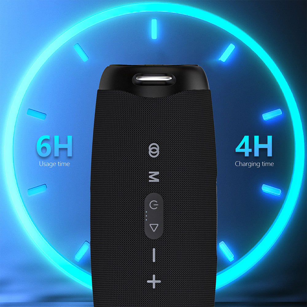 Dudao Y21Pro Wireless Speaker with RGB Backlight Bluetooth 5.3 - Black_12