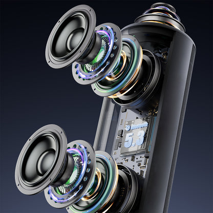 Dudao Y21Pro Wireless Speaker with RGB Backlight Bluetooth 5.3 - Black_13