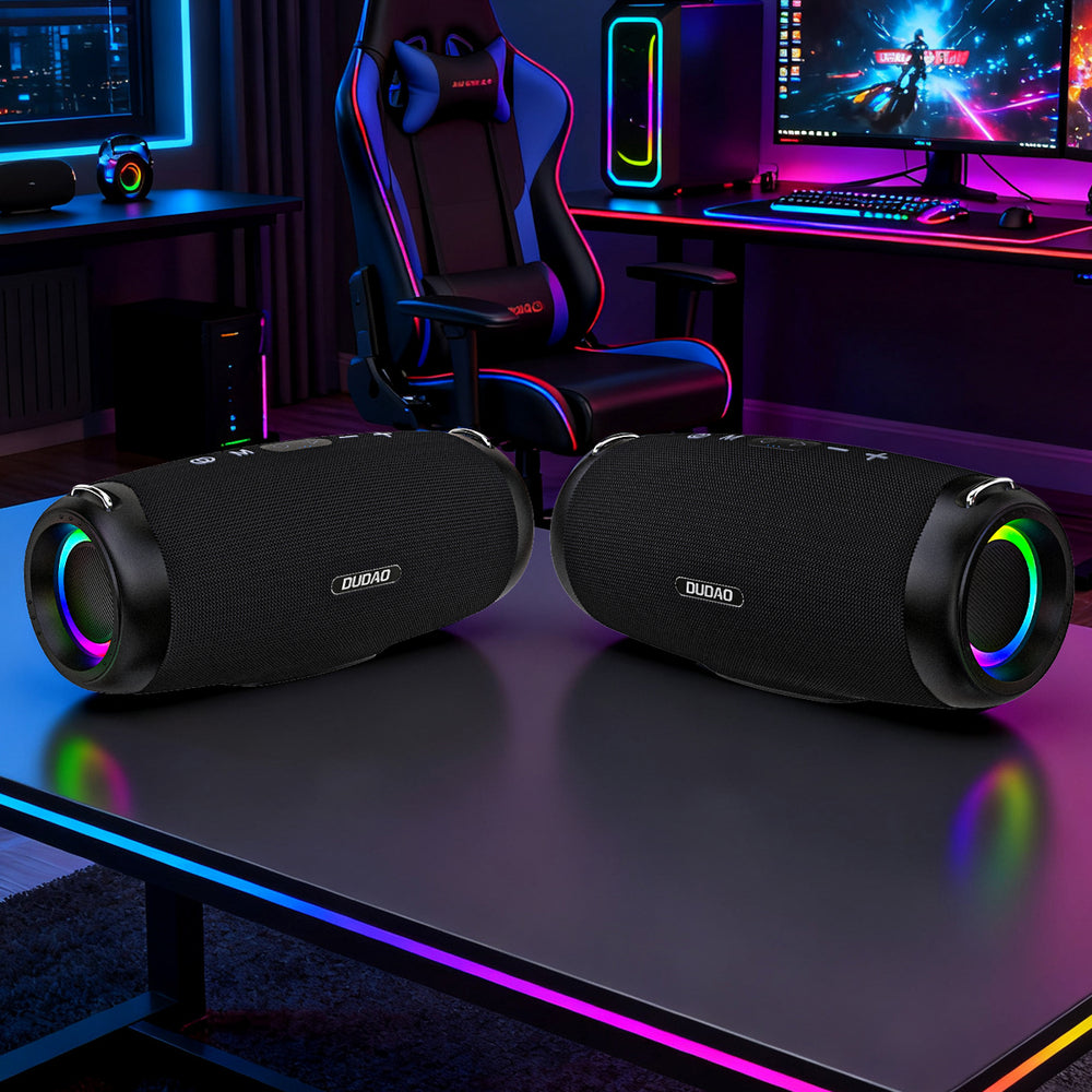 Dudao Y21Pro Wireless Speaker with RGB Backlight Bluetooth 5.3 - Black_7