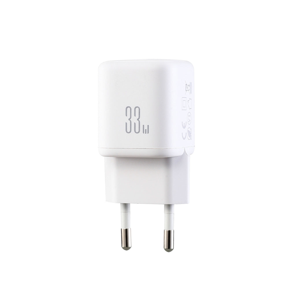 Joyroom JR-TG7 33W USB-A + USB-C Wall Charger with 60W USB-C to USB-C 1m Cable - White_5