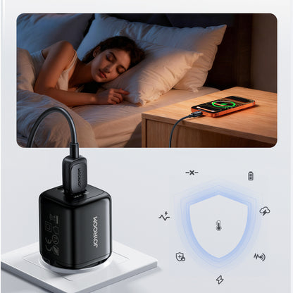 Joyroom JR-TG7 33W USB-A + USB-C Wall Charger with 60W USB-C to USB-C 1m Cable - Black_11