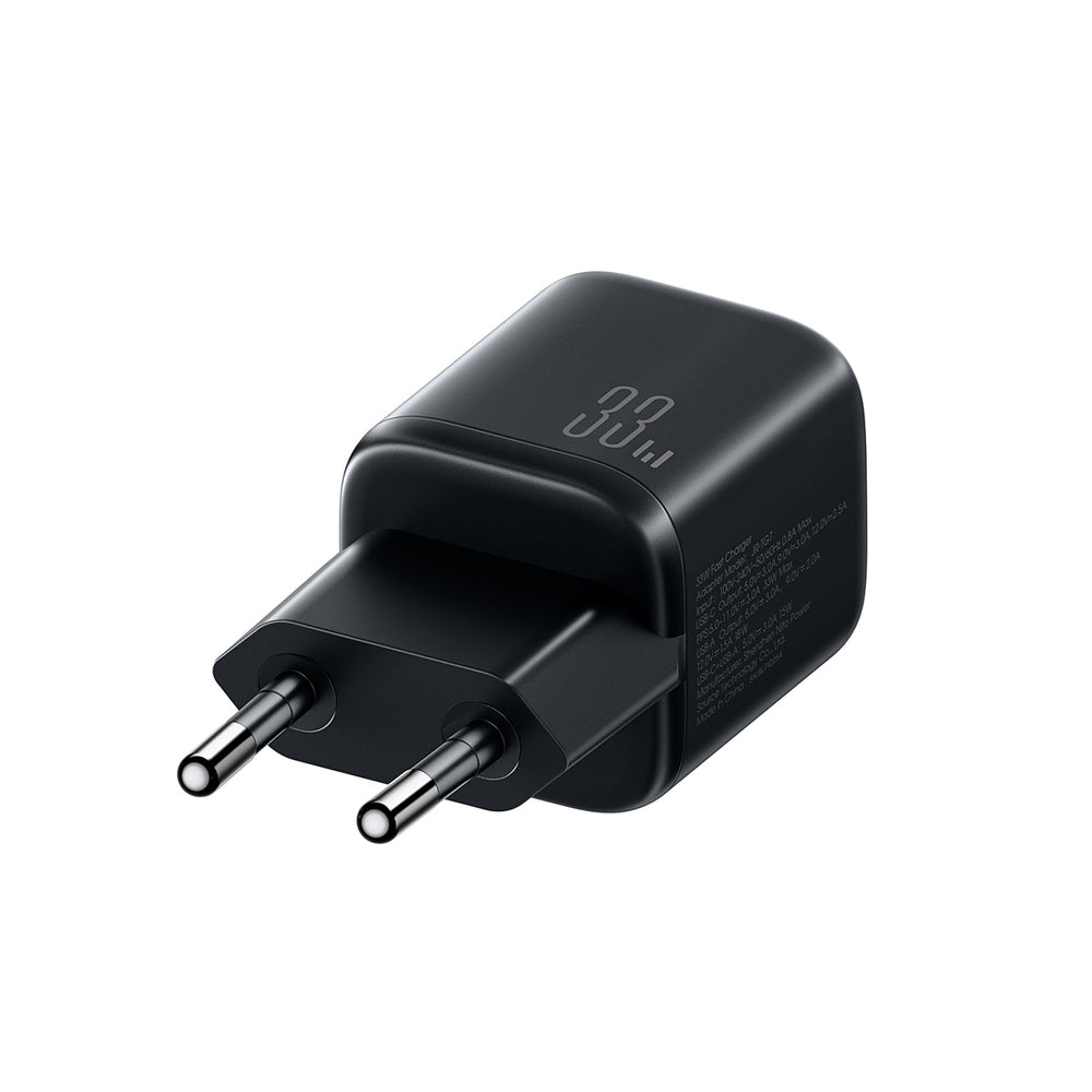 Joyroom JR-TG7 33W USB-A + USB-C Wall Charger with 60W USB-C to USB-C 1m Cable - Black_4