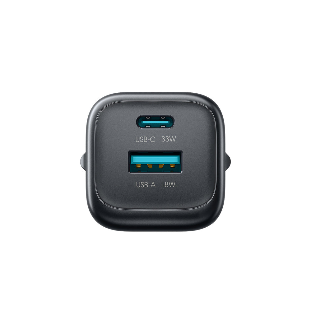Joyroom JR-TG7 33W USB-A + USB-C Wall Charger with 60W USB-C to USB-C 1m Cable - Black_6