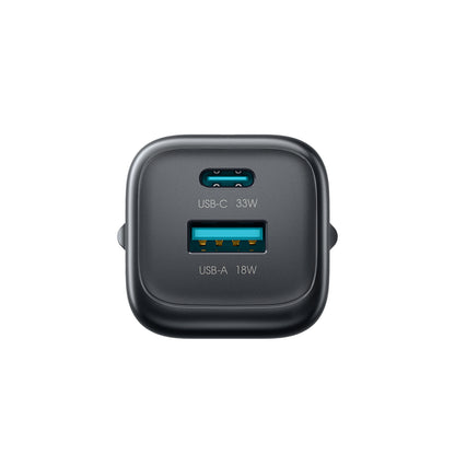 Joyroom JR-TG7 33W USB-A + USB-C Wall Charger with 60W USB-C to USB-C 1m Cable - Black_6