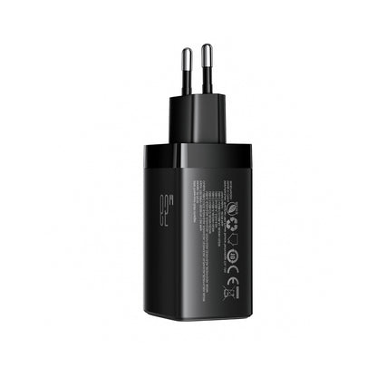 Wall Charger Joyroom JR-TG10, 65W, 3.25A, 1 x USB-A - 2 x USB-C, with USB-C Cable, Black _4