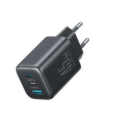 Joyroom JR-TO1 GaN 45 USB-C Lightning USB-A Wall Charger - Black_0