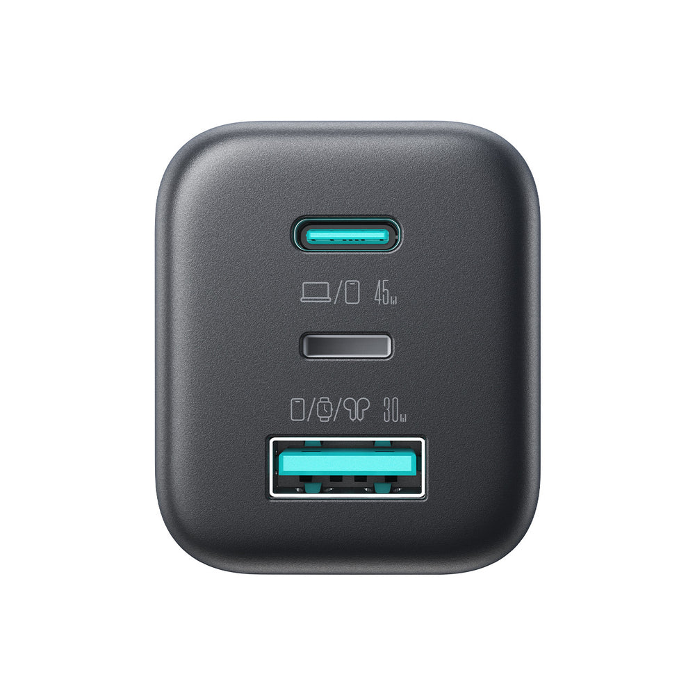 Joyroom JR-TO1 GaN 45 USB-C Lightning USB-A Wall Charger - Black_1