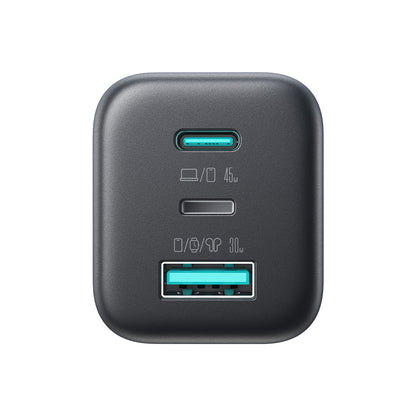 Joyroom JR-TO1 GaN 45 USB-C Lightning USB-A Wall Charger - Black_1