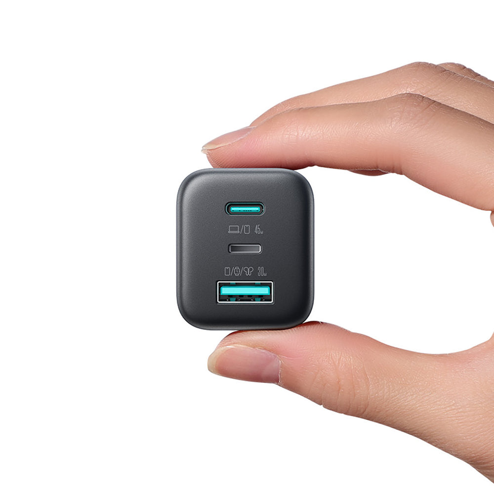 Joyroom JR-TO1 GaN 45 USB-C Lightning USB-A Wall Charger - Black_7