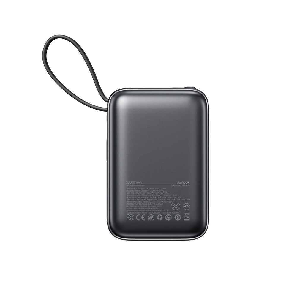 Powerbank Joyroom JR-PBF29, 20000mAh, 22.5W, QC + PD, Black _2
