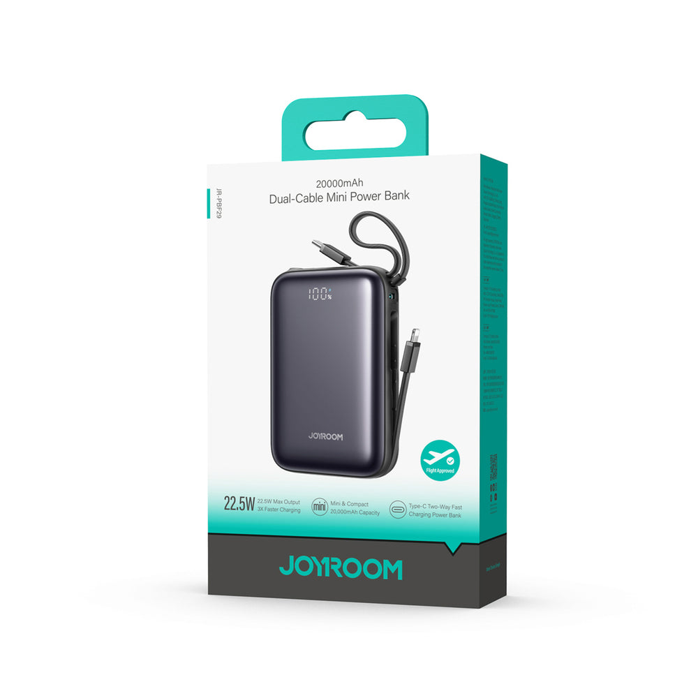 Powerbank Joyroom JR-PBF29, 20000mAh, 22.5W, QC + PD, Black _5