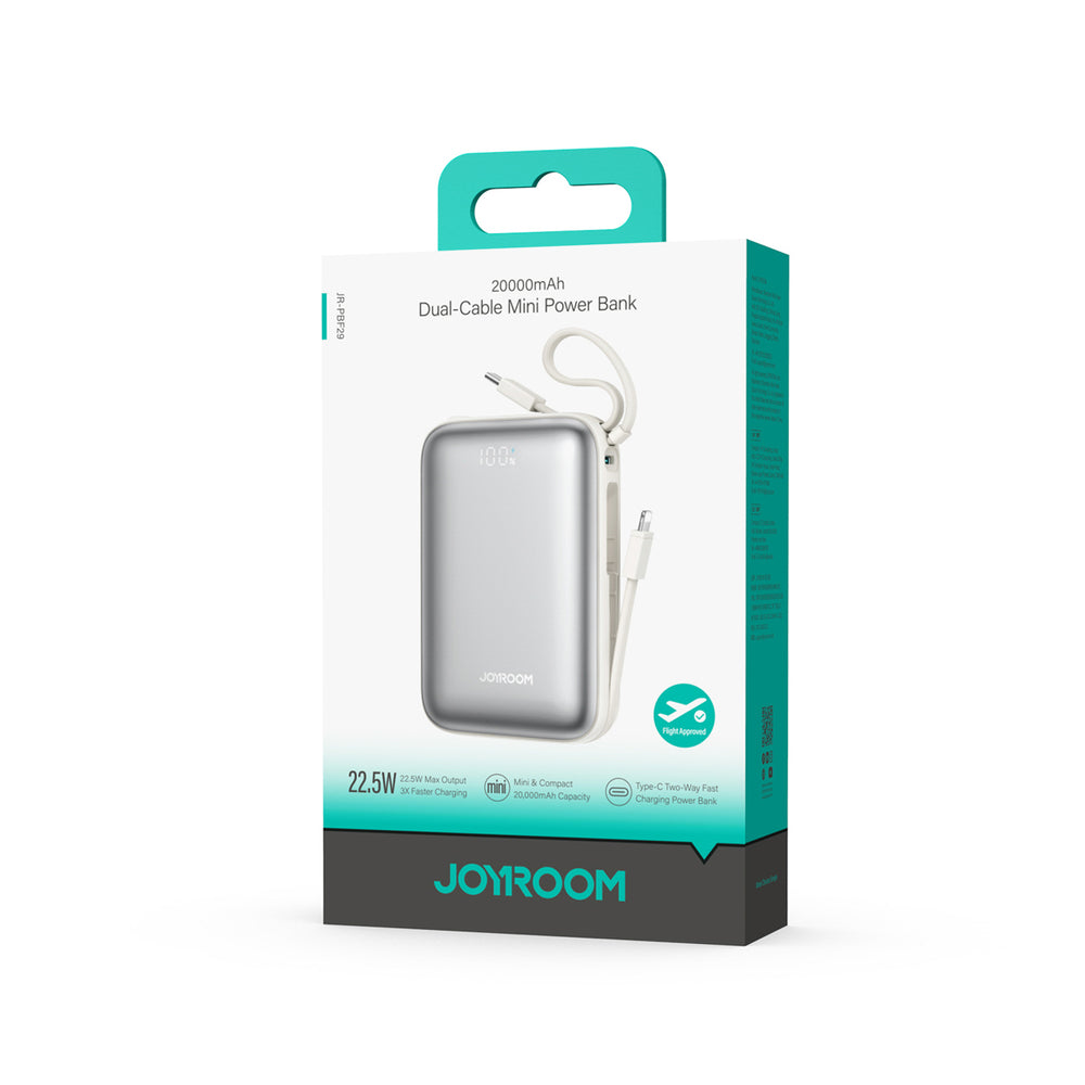 Powerbank Joyroom JR-PBF29, 20000mAh, 22.5W, QC + PD, White _6