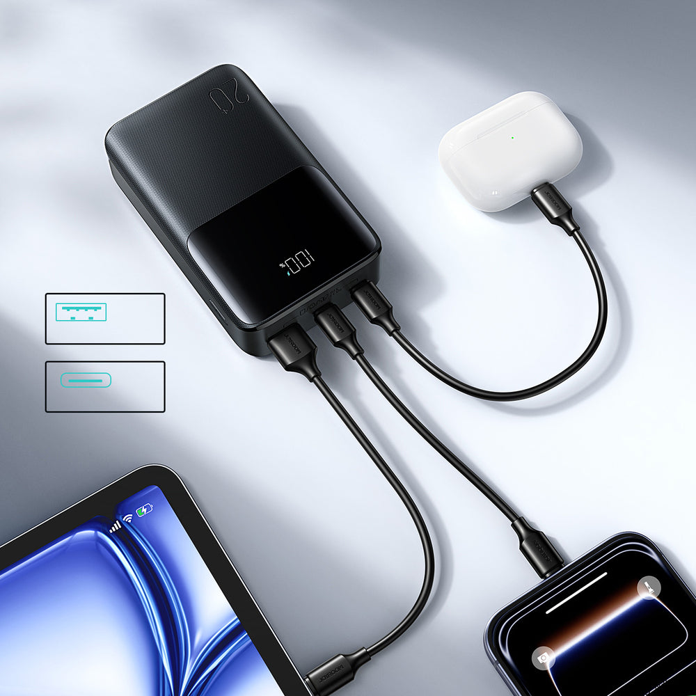 Joyroom JR-QP192 Star Series Mini 20000mAh 22.5W Powerbank with Digital Display - Black_12