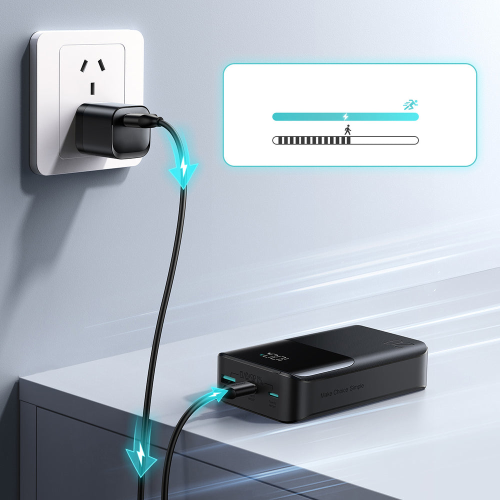 Joyroom JR-QP192 Star Series Mini 20000mAh 22.5W Powerbank with Digital Display - Black_8