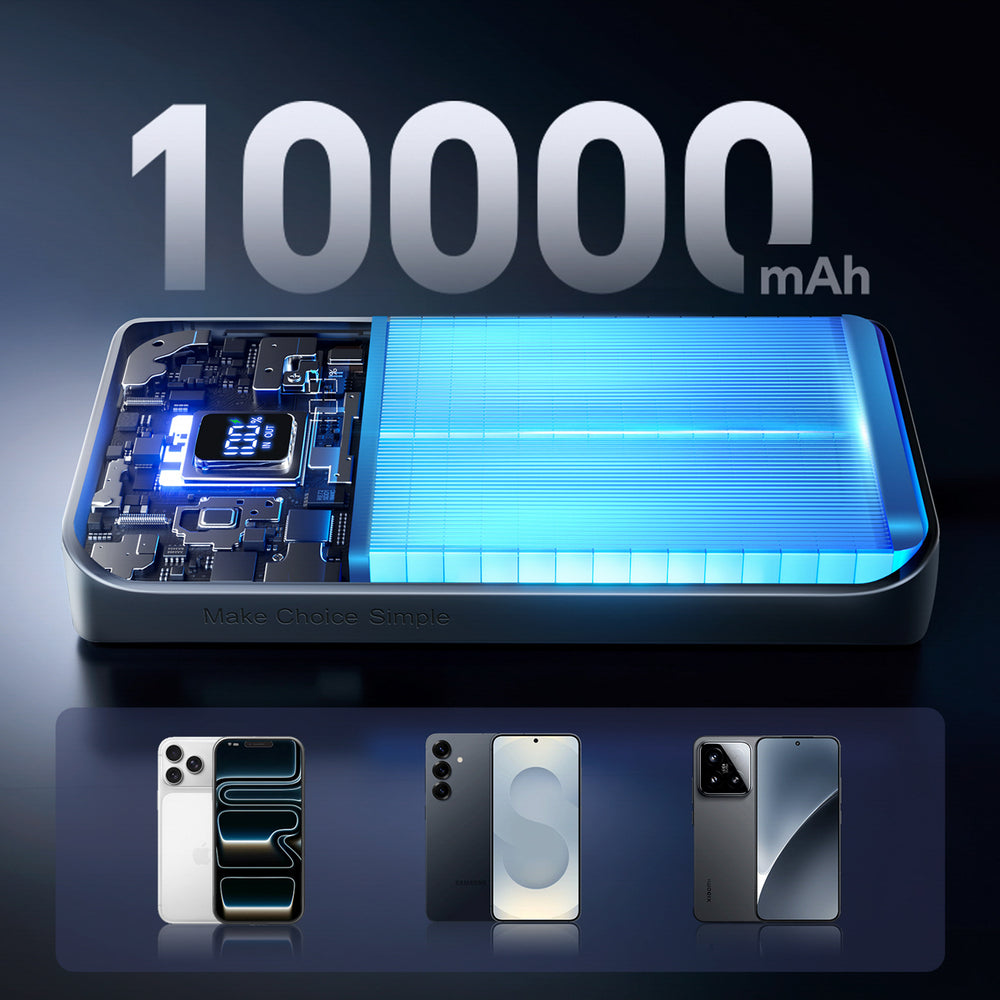 Joyroom JR-QP191 Star Series Mini 10000mAh 22.5W Powerbank with Digital Display - Black_9