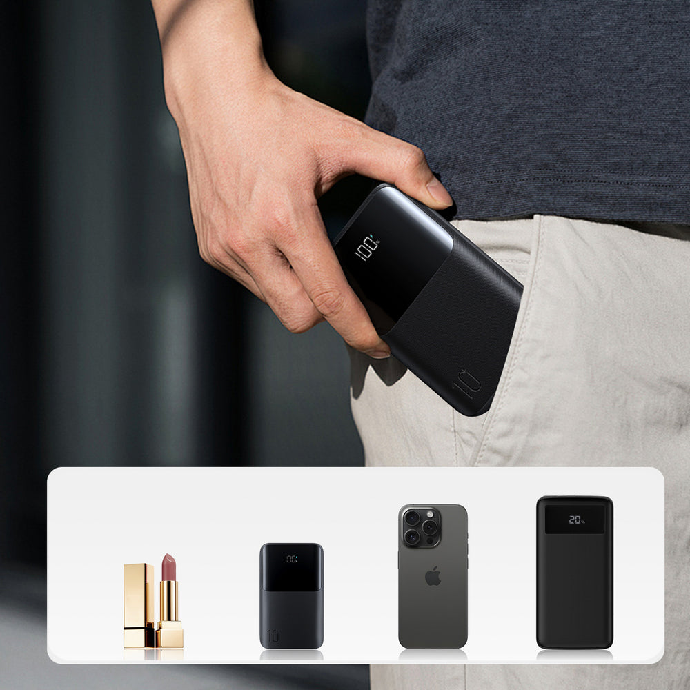 Joyroom JR-QP191 Star Series Mini 10000mAh 22.5W Powerbank with Digital Display - Black_11