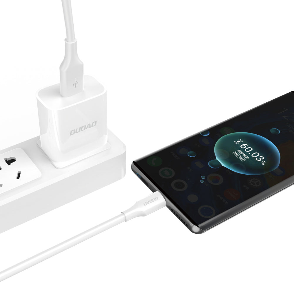 Dudao L2SM USB-A / micro USB 6A cable 1.2 m - white_1