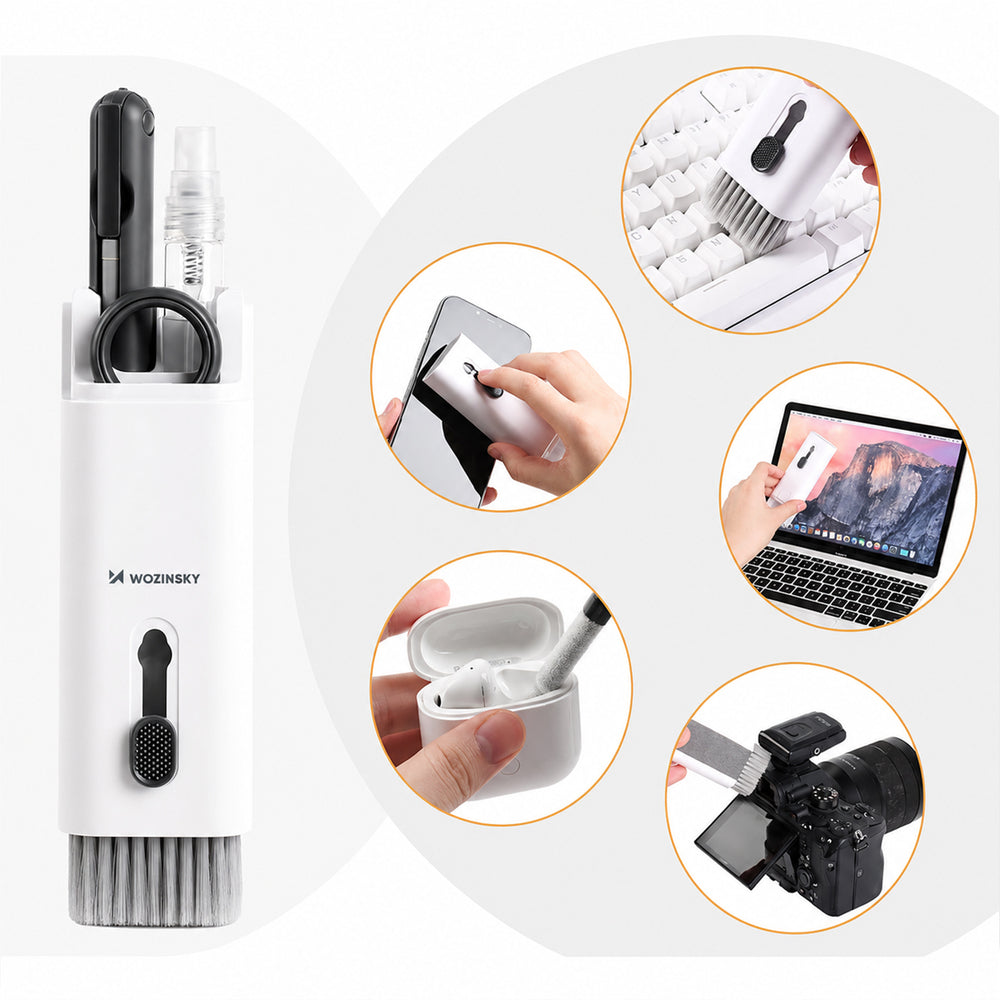 Wozinsky HWZ-71G 7-in-1 Multifunctional Electronics Cleaning Kit - Gray_1
