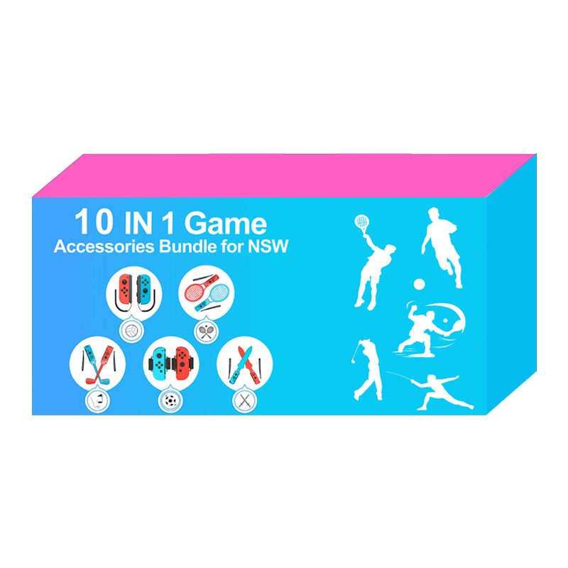 Nintendo Switch Sports 10-in-1 Family Accessory Pack - Red and Blue - OUTLET_16