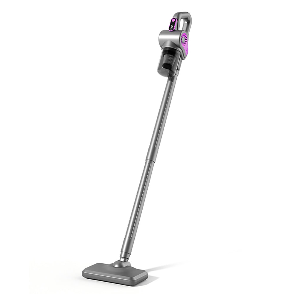 4-in-1 Vertical Handheld Vacuum Cleaner with Dust Mite Removal Brush - Gray_0